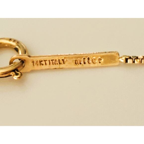 Vintage 14K Gold Citrine Cluster Ball Necklace - Picture 4 of 7